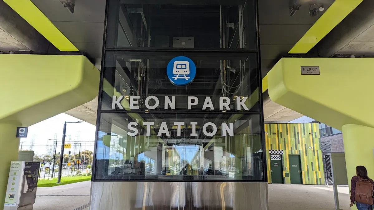 Railway construction site